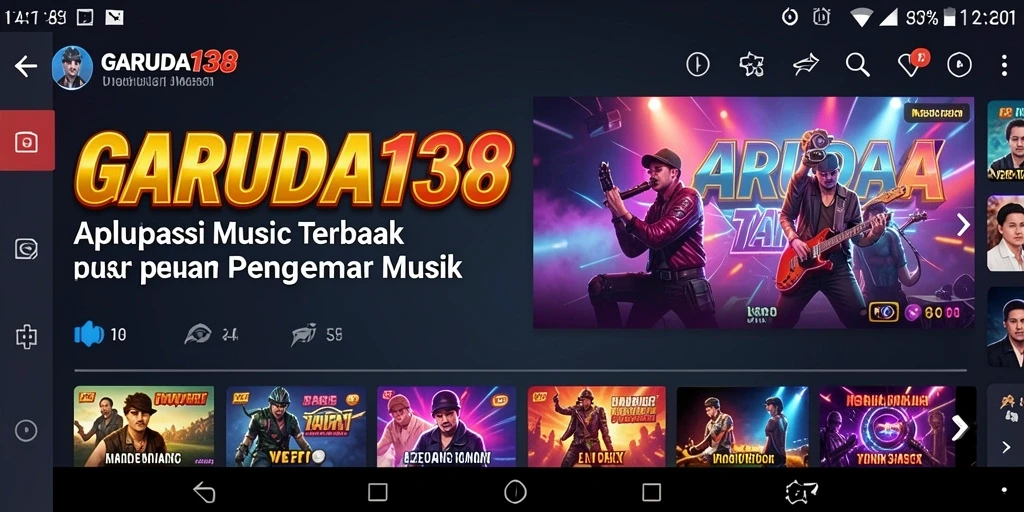 Tampilan menarik dari gameplay music GARUDA138.