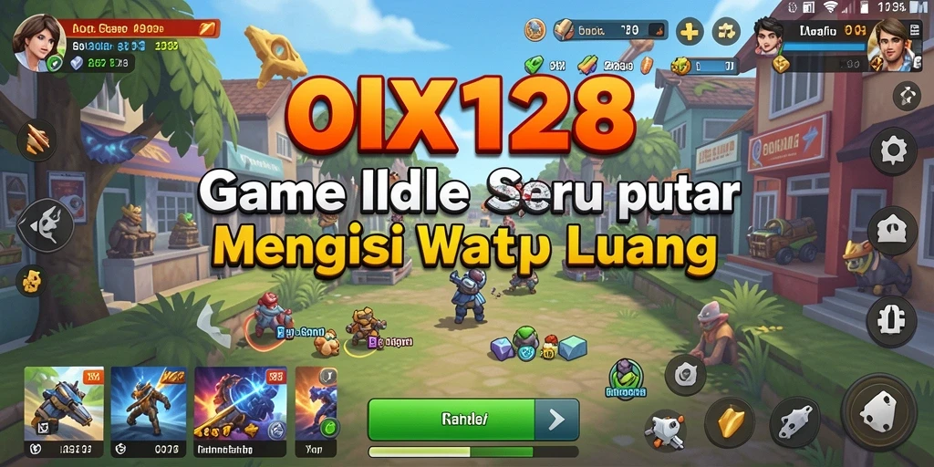 Tampilan gameplay <strong>OLX128</strong> yang menarik dan penuh warna.