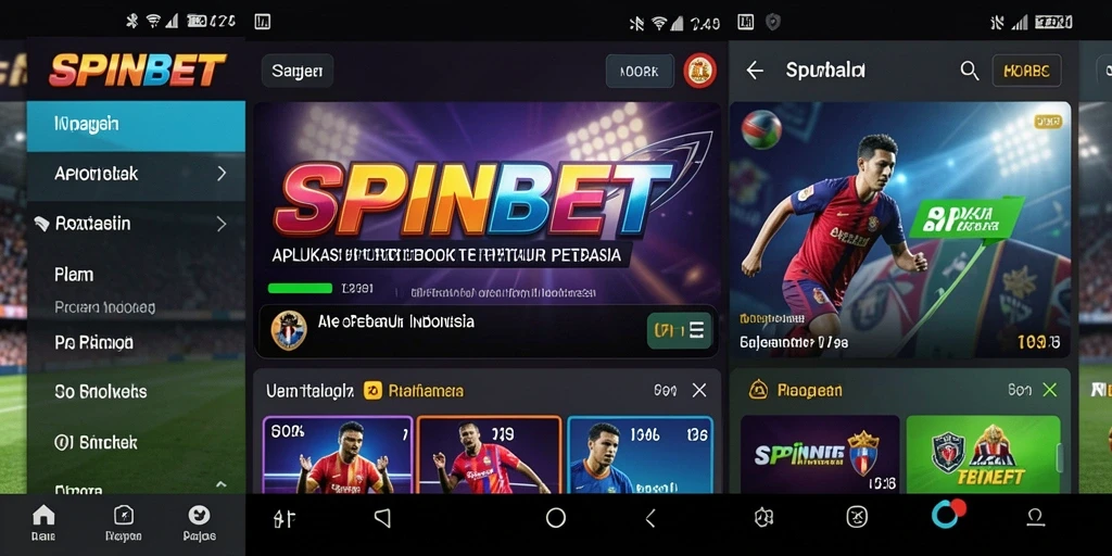 Tampilan gameplay SPINBET yang dinamis dan interaktif.